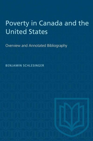 Cover for Benjamin Schlesinger · Poverty in Canada and the United States (Pocketbok) (1966)