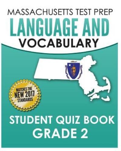 Cover for Test Master Press Massachusetts · Massachusetts Test Prep Language &amp; Vocabulary Student Quiz Book Grade 2 (Paperback Bog) (2015)