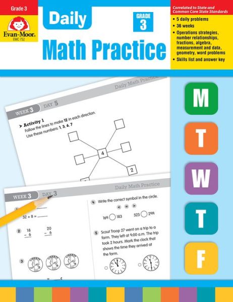 Cover for Jo Ellen Moore · Daily Common Core Math Practice, Grade 3 (Teacher) (Paperback Book) (1999)