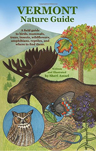 Cover for Sheri Amsel · Vermont Nature Guide: A field guide to birds, mammals, trees, insects, wildflowers, amphibians, reptiles, and where to find them (Pocketbok) (2013)