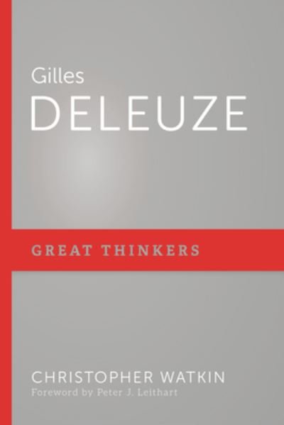 Cover for Christopher Watkin · Gilles Deleuze (Taschenbuch) (2020)