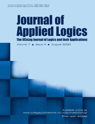 Journal of Applied Logics - The IfCoLog Journal of Logics and their Applications - Dov Gabbay - Books - College Publications - 9781848903432 - August 20, 2020