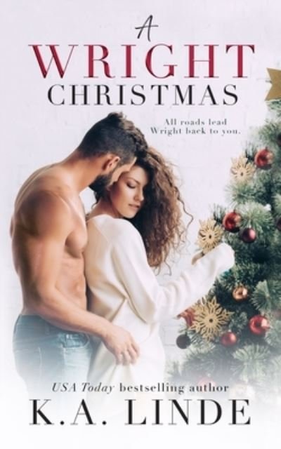 Cover for K A Linde · A Wright Christmas: A Single Dad Holiday Romance (Paperback Book) (2020)