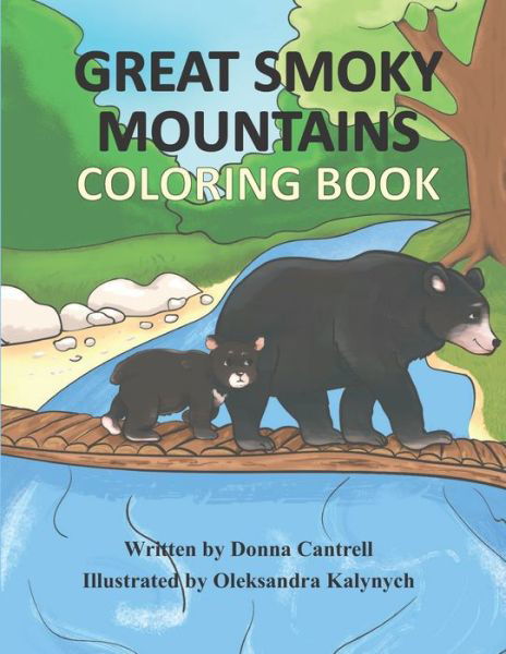Cover for Donna Cantrell · Great Smoky Mountains Coloring Book (Paperback Book) (2020)