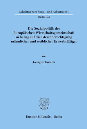 Cover for Kyriazis · Die Sozialpolitik der Europäis (Book) (1990)