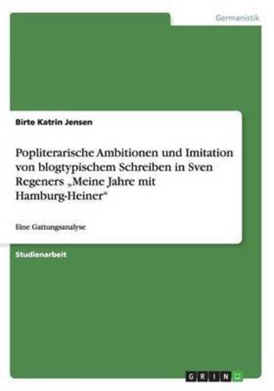 Cover for Jensen · Popliterarische Ambitionen und I (Book) (2015)