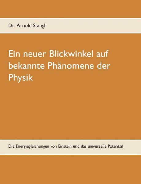 Cover for Stangl · Ein neuer Blickwinkel auf bekann (Book) (2018)