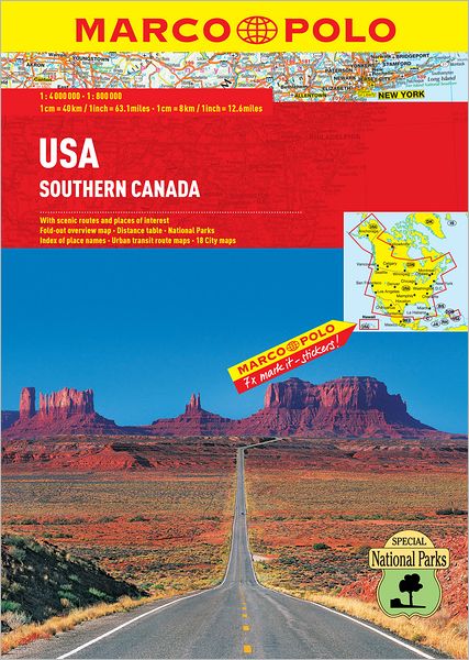 USA Atlas - Marco Polo - Books - MAIRDUMONT GmbH & Co. KG - 9783829737432 - August 28, 2012