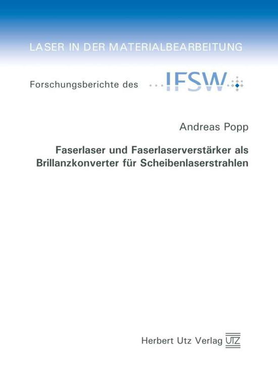 Cover for Popp · Faserlaser und Faserlaserverstärke (Book)