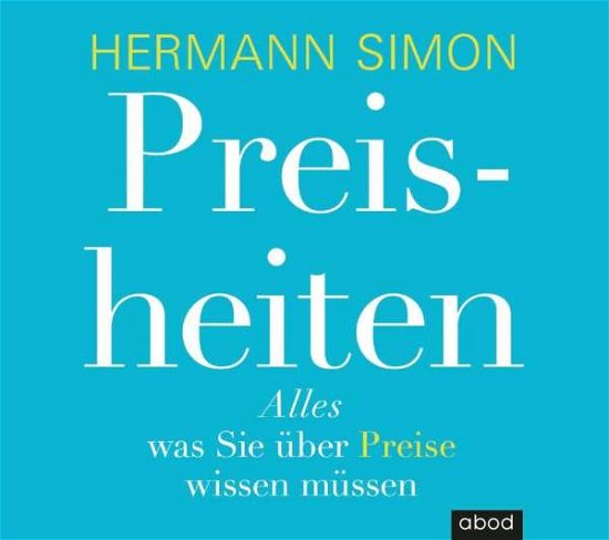 Simon:preisheiten,audio-cd - Simon - Musik -  - 9783954716432 - 
