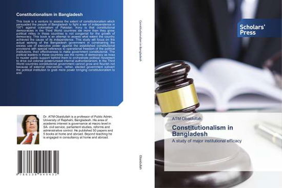 Cover for Obaidullah · Constitutionalism in Banglad (Book)