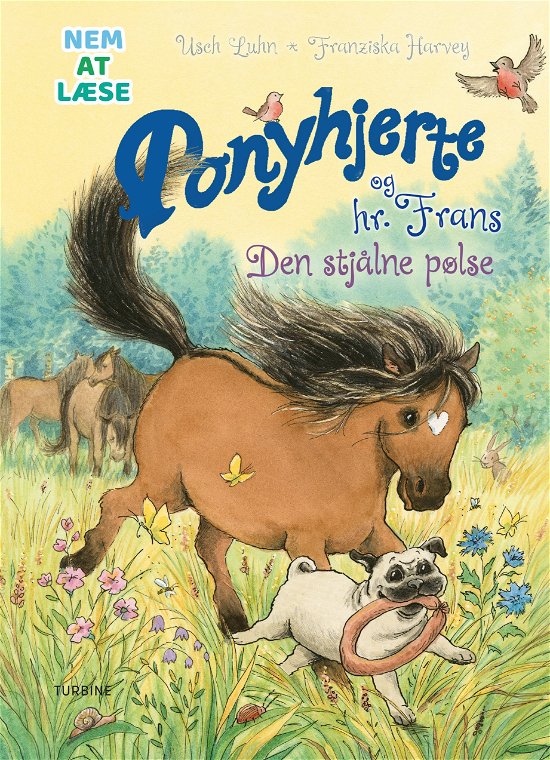 Usch Luhn · Ponyhjerte og hr. Frans - Den stjålne pøls (Gebundenes Buch) [1. Ausgabe] (2024)