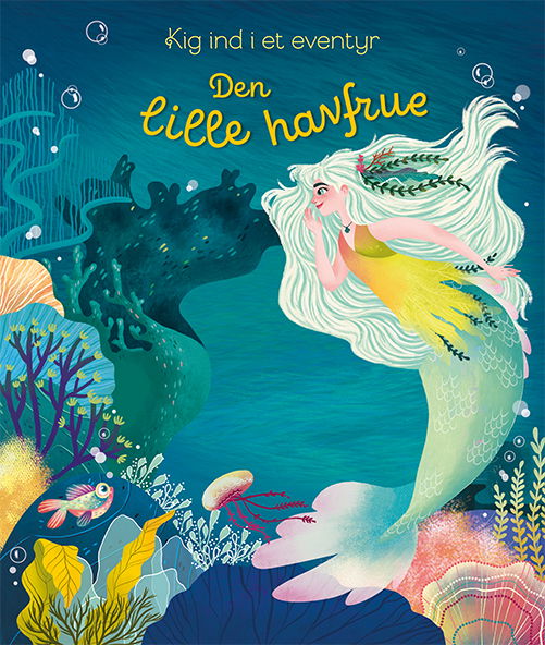 Cover for Anna Milbourne · Kig ind i et eventyr: Kig ind i et eventyr: Den lille havfrue (Cardboard Book) [1e uitgave] (2020)