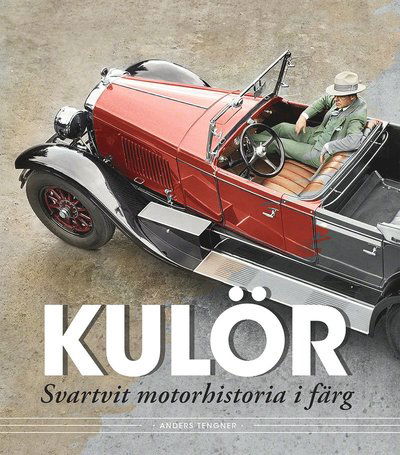 Cover for Anders Tengner · Kulör - svartvit motorhistoria i färg (Inbunden Bok) (2015)