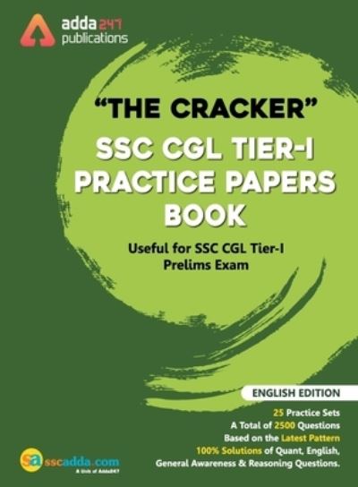 Cover for Adda247 · The Cracker SSC CGL Tier I Practice Papers Book (Paperback Book) [In English Printed edition] (2019)