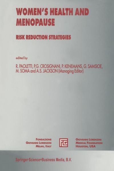 Cover for Rodolfo Paoletti · Women's Health and Menopause: Risk Reduction Strategies - Medical Science Symposia Series (Taschenbuch) [Softcover reprint of the original 1st ed. 1997 edition] (2012)