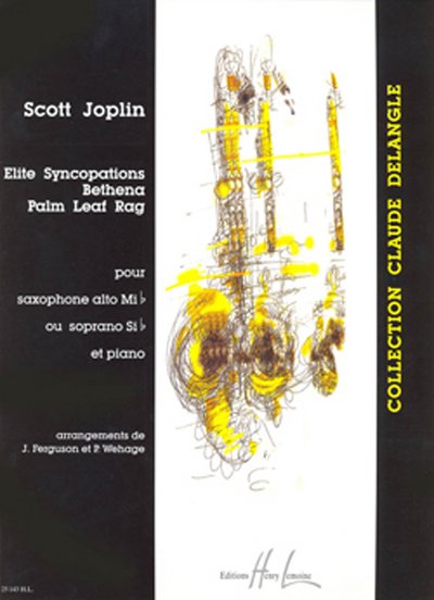 Cover for Scott Joplin · Elite Syncopations Saxophone &amp; Piano (Taschenbuch) (2017)