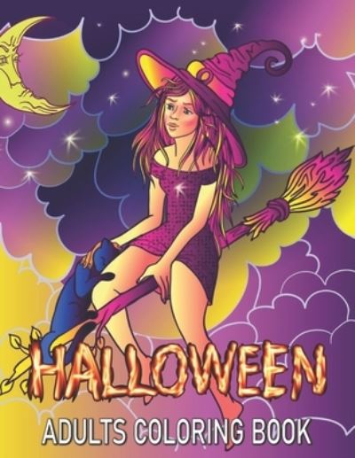 Cover for Michael Gray · Halloween Coloring Book for Adults: Halloween Adult Coloring Book (Coloring Books for Adults) (Paperback Book) (2021)