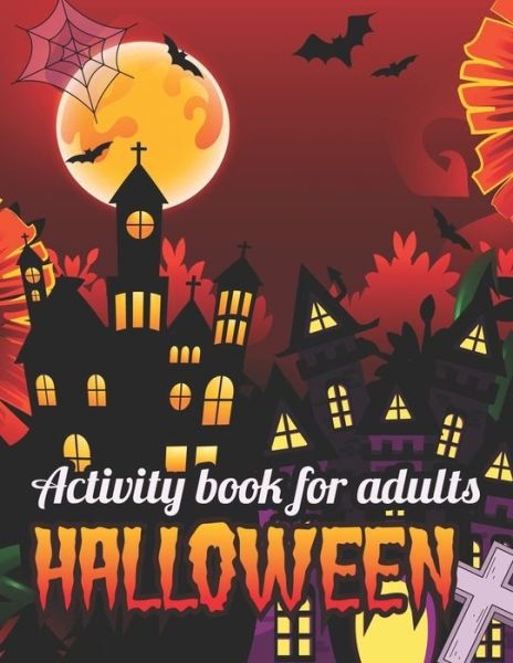 Cover for Afifa Publisher · Halloween activity books for Adults (Paperback Bog) (2020)
