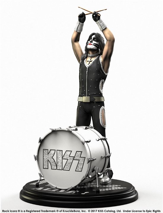 Peter Criss Alive! Rock Iconz Statue - Knucklebonz Kiss - Merchandise - KNUCKLE BONZ - 0655646624433 - 11. februar 2021