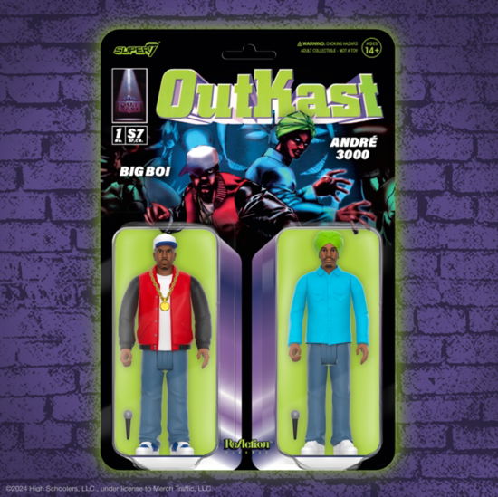 Outkast Reaction Figures Wave 01 - Outkast (Atliens) - Outkast - Fanituote - SUPER 7 - 0840049881433 - perjantai 1. maaliskuuta 2024