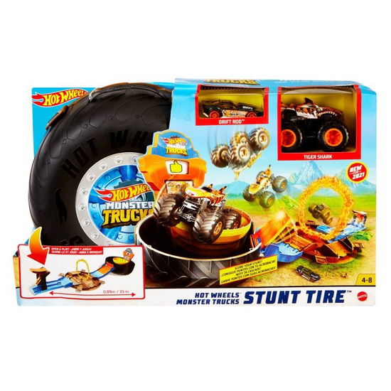 Hot Wheels Monster Trucks Stunt Tyre Playset - Unspecified - Fanituote - Hot Wheels - 0887961928433 - sunnuntai 1. marraskuuta 2020