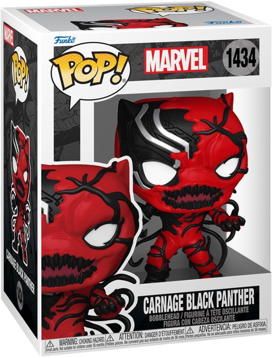 Cover for Pop Marvel Comics Carnageized · Funko Pop Marvel Comics Carnageized Black Panther (Funko POP!) (2024)