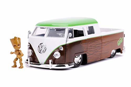 MARVEL - Groot 1963 VW Bus Pickup - 1:24 - Figurine - Merchandise - Dickie Spielzeug - 4006333070433 - 