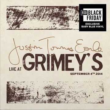Cover for Justin Townes Earle · Live At Grimey’s (Exclusive 45rpm Baby Blue Vinyl) (LP) [Black Friday 2023 edition] (2023)
