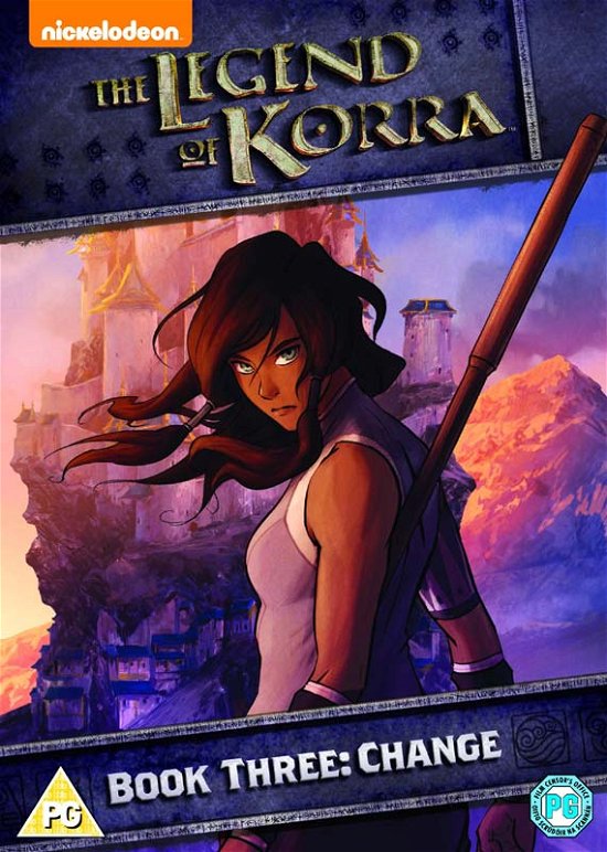 Cover for The Legend of Korra: Book 3 - · The Legend Of Korra - Book 3 - Change (DVD) (2015)