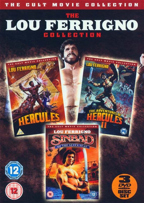 Cover for The Lou Ferrigno Cult Collection · Lou Ferrigno - Hercules / The Adventures Of Hercules II / Sinbad Of The Seven Seas (DVD) (2016)