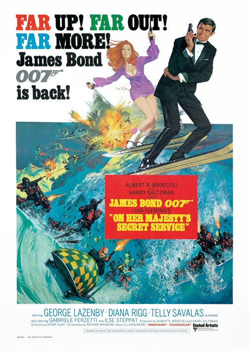 Cover for James Bond · James Bond: On Her Majesty's Secret Service (Cartolina) (MERCH)