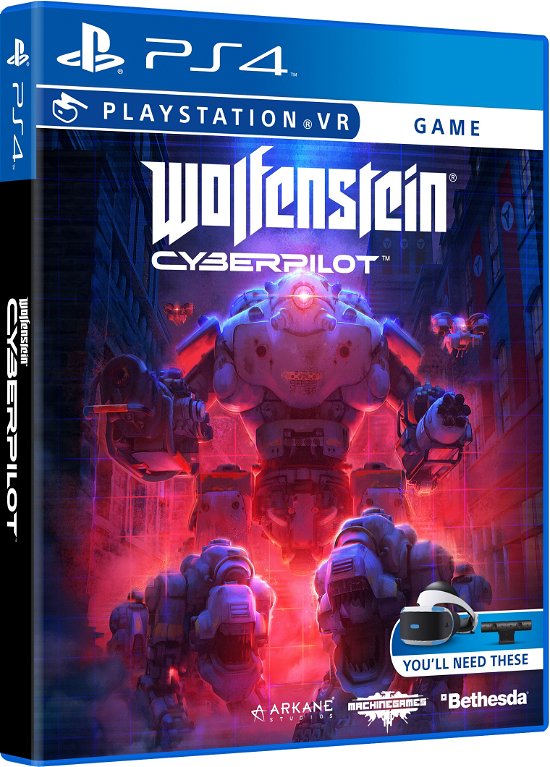 VR Wolfenstein Cyberpilot  PS-4  AT - Ps4 - Spel - Bethesda - 5055856422433 - 26 juli 2019