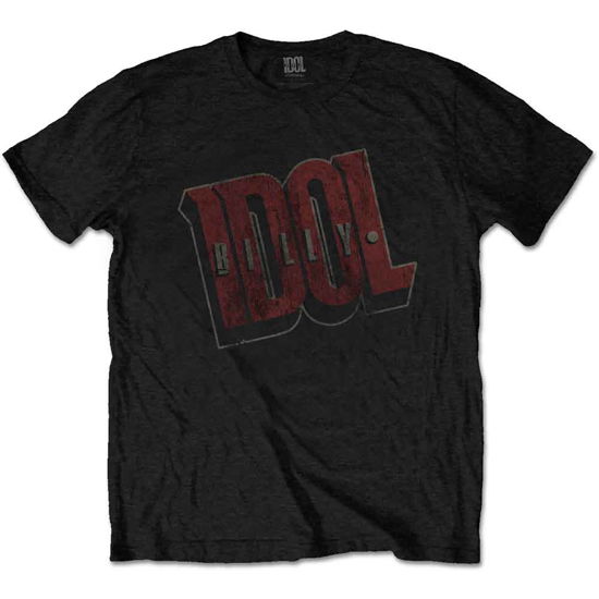 Billy Idol Unisex T-Shirt: Vintage Logo - Billy Idol - Merchandise - Epic Rights - 5056170615433 - 