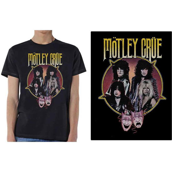 Motley Crue Unisex T-Shirt: Theatre Pentagram - Mötley Crüe - Marchandise - MERCHANDISE - 5056170673433 - 16 janvier 2020