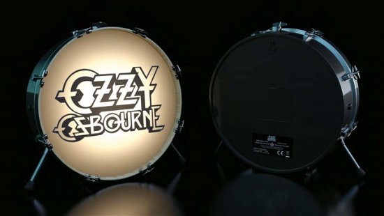 Ozzy Osborne Logo 3D Drum Lamp / Wall Light - Ozzy Osborne - Mercancía - NUMSKULL - 5056280448433 - 20 de diciembre de 2022