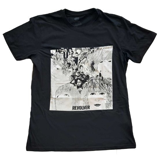 The Beatles Unisex T-Shirt: Revolver Album Cover - The Beatles - Koopwaar -  - 5056561046433 - 
