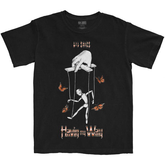 Lil Skies Unisex T-Shirt: Butterfly Puppet - Lil Skies - Merchandise - - 5056561059433 - November 14, 2022