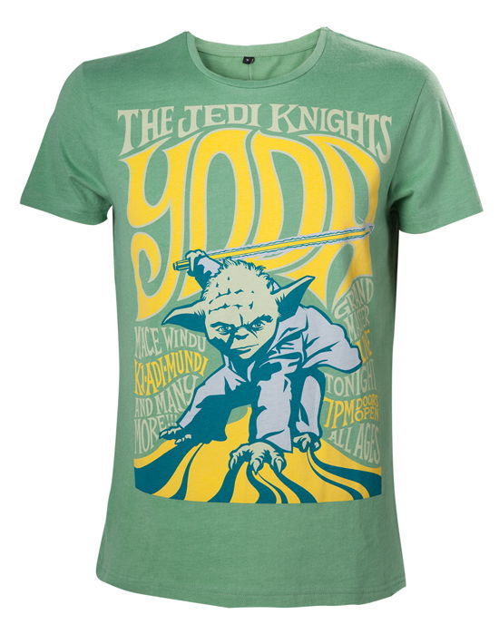 Cover for Star Wars · Yoda Vintage Rock Poster (T-Shirt Unisex Tg. M) (CLOTHES)