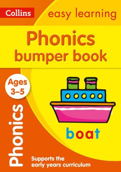 Cover for Collins Easy Learning · Phonics Bumper Book Ages 3-5: Ideal for Home Learning - Collins Easy Learning Preschool (Paperback Book) (2018)