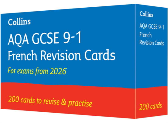 Cover for Collins GCSE · AQA GCSE 9-1 French Vocabulary Revision Cards: Ideal for the 2026 Exams - Collins GCSE Grade 9-1 Revision (Flashcards) [2 Revised edition] (2025)