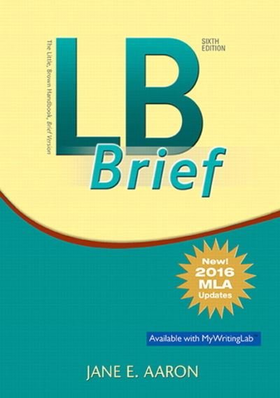 Cover for Aaron · LB Brief [Tabbed Version] The Lit (Book) (2017)