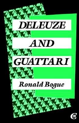Cover for Ronald Bogue · Deleuze and Guattari - Critics of the Twentieth Century (Pocketbok) (1989)