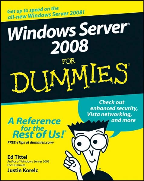 Cover for Tittel, Ed (Austin, Texas) · Windows Server 2008 For Dummies (Paperback Book) (2008)