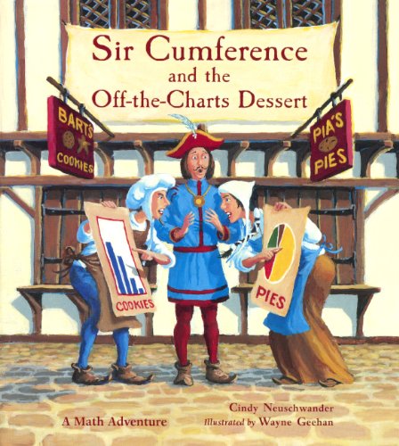 Cover for Cindy Neuschwander · Sir Cumference and the Off-the-charts Dessert (Turtleback School &amp; Library Binding Edition) (Charlesbridge Math Adventures) (Hardcover Book) [Turtleback School &amp; Library Binding, Reprint edition] (2013)