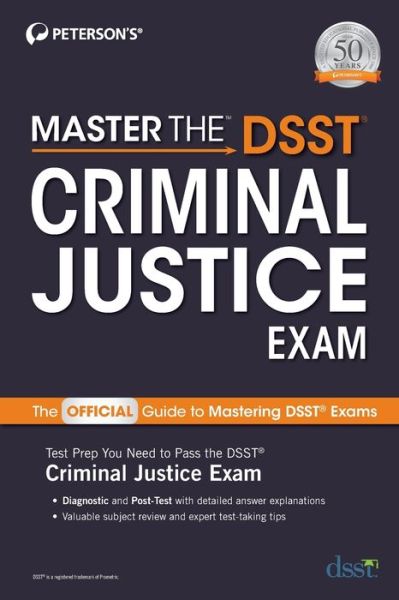 Cover for Peterson's · Master the DSST Criminal Justice Exam (Paperback Book) (2020)