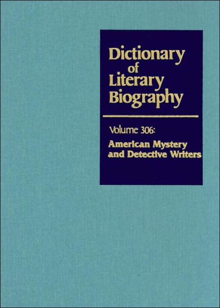 Cover for George Anderson · Dictionary of Literary Biography: American Mystery and Detective Writers (Hardcover Book) (2004)