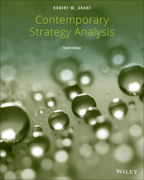 Cover for Robert M. Grant · Contemporary Strategy Analysis (Paperback Book) [10th edition] (2019)