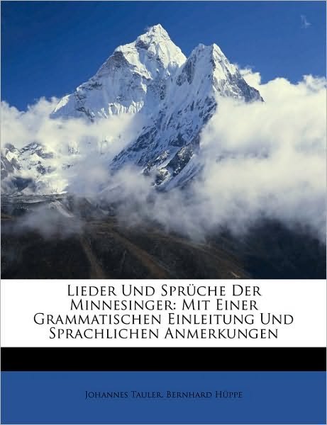 Cover for Tauler · Lieder und Sprüche der Minnesing (Book)