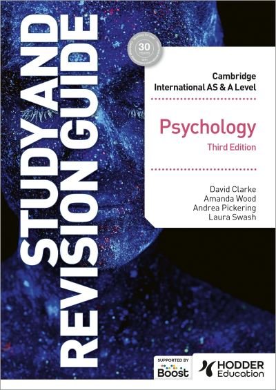 Cover for David Clarke · Cambridge International AS/A Level Psychology Study and Revision Guide Third Edition (Taschenbuch) (2023)